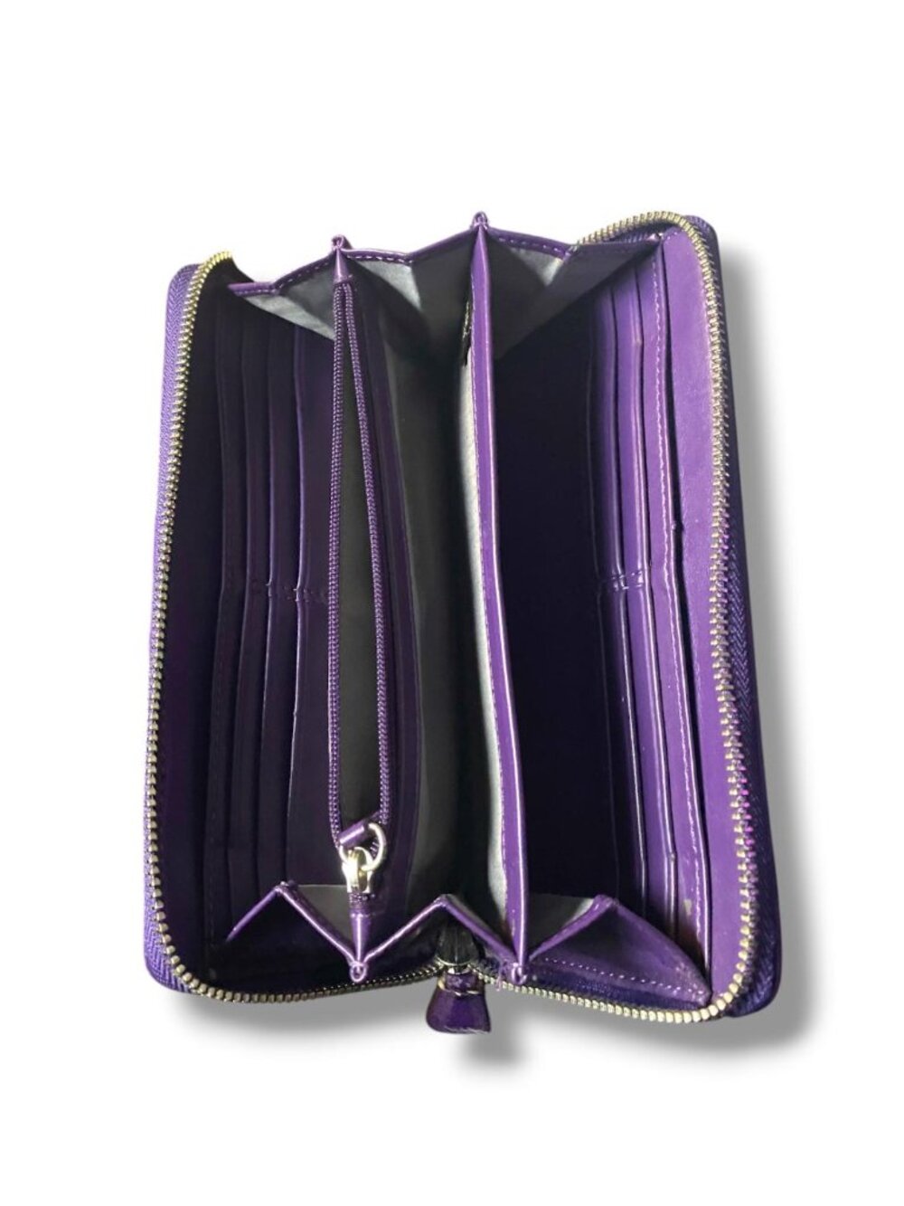 Coach Soho Purple Leather Shoulder Bag with Matching … - Gem